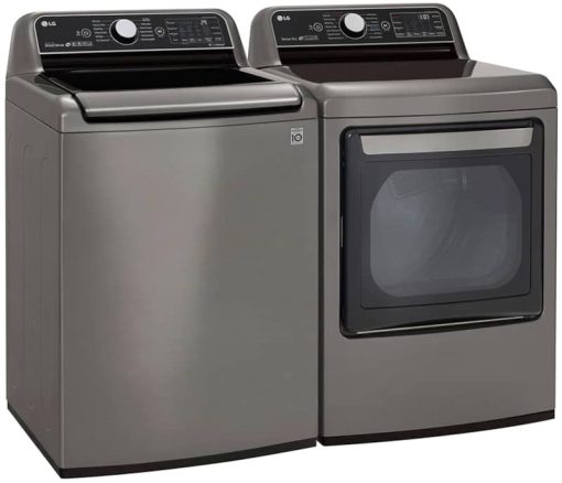 LG 5.5 Cu. Ft. Graphite Steel Smart Wi-Fi Enabled Top Load Washer With TurboWash3D Technology - Image 6