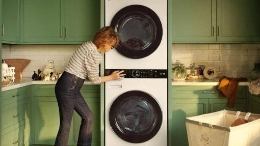 LG 27" White WashTower With Center Control Single Unit Front Load 4.5 Cu. Ft. Washer And 7.4 Cu. Ft. Electric Dryer Combo - Image 12