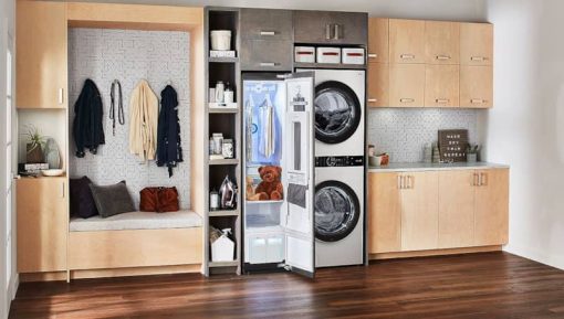 LG 27" White WashTower With Center Control Single Unit Front Load 4.5 Cu. Ft. Washer And 7.4 Cu. Ft. Gas Dryer Combo - Image 13