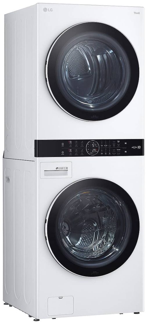 LG 27" White WashTower With Center Control Single Unit Front Load 4.5 Cu. Ft. Washer And 7.4 Cu. Ft. Gas Dryer Combo - Image 3