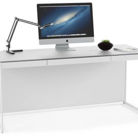 BDI Centro 6401 Satin White Desk - Image 2