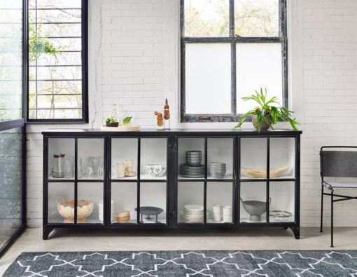 Four Hands Black Camila Sideboard - Image 5
