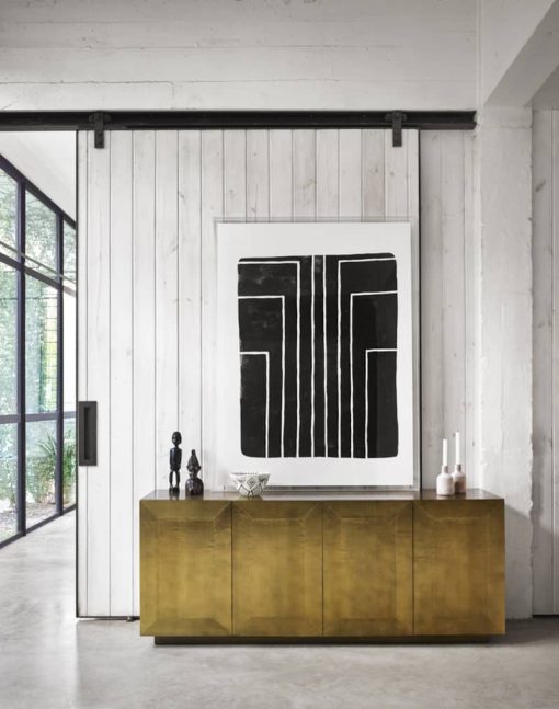 Four Hands Aged Brass Freda Sideboard - Image 6