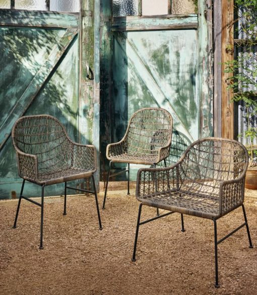 Four Hands Bandera Outdoor Low Arm Dining Chair - Image 7