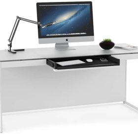 BDI Centro 6401 Satin White Desk - Image 3