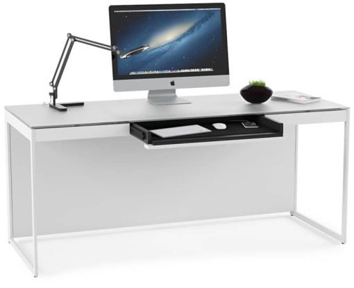 BDI Centro 6401 Satin White Desk - Image 3