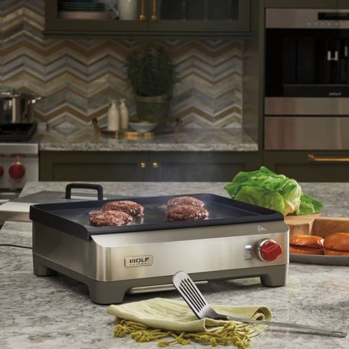 Wolf Gourmet Stainless Steel Precision Griddle - Image 7