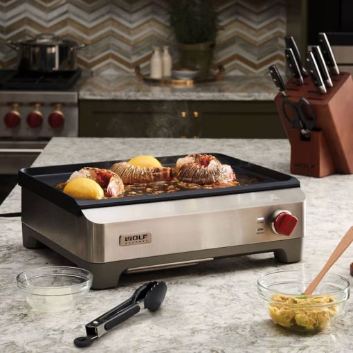 Wolf Gourmet Stainless Steel Precision Griddle - Image 8