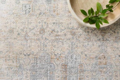 Loloi Pandora Collection 7'10" x 10' Ivory & Mist Rug - Image 3