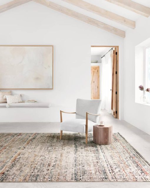 Loloi Theia Collection 7'10" x 10' Taupe & Multi Rug - Image 3