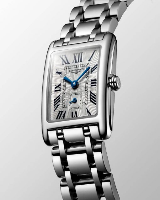 Longines DolceVita Stainless Steel Watch, Silver Flinique Dial, 20.8 x 32 mm - Image 2