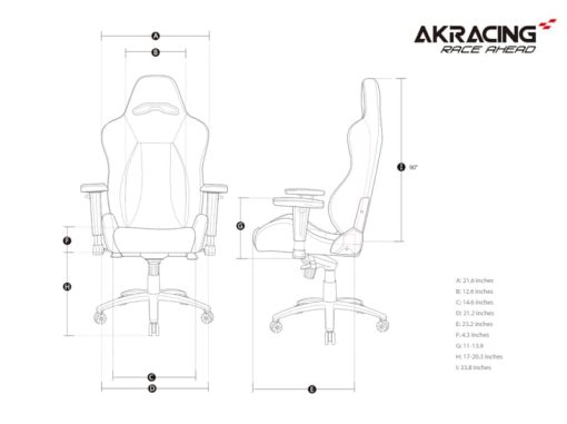 AKRacing Master Series Black Premium Gaming Chair - Image 7