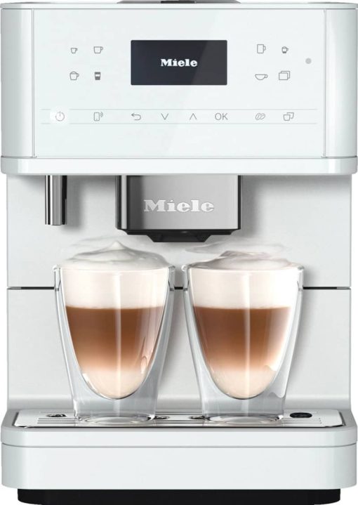 Miele CM 6160 MilkPerfection Lotus White Countertop Coffee Machine