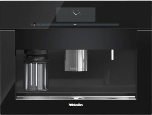 Miele CVA 6805 24" Obsidian Black Plumbed Built-In Coffee System