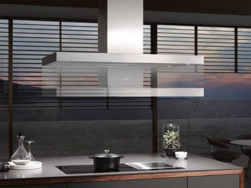 Miele DA 4248 V D Puristic Varia 48" Stainless Steel Island Ventilation Hood - Image 3