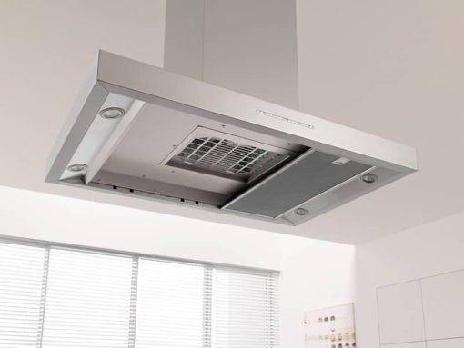 Miele DA 4248 V D Puristic Varia 48" Stainless Steel Island Ventilation Hood - Image 4