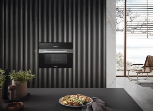 Miele M 7240 TC AM PureLine DirectSensor S 24" Clean Touch Steel Built-In Microwave Oven - Image 5