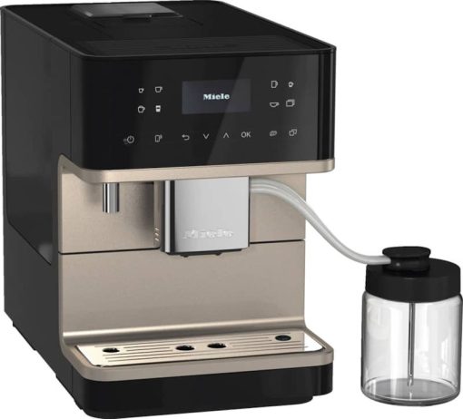 Miele CM 6360 MilkPerfection Obsidian Black/Clean Steel Metallic Countertop Coffee Machine - Image 2