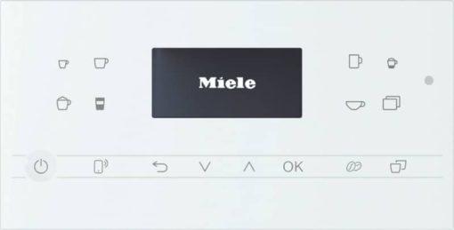 Miele CM 6360 MilkPerfection Lotus White/Clean Steel Metallic Countertop Coffee Machine - Image 3