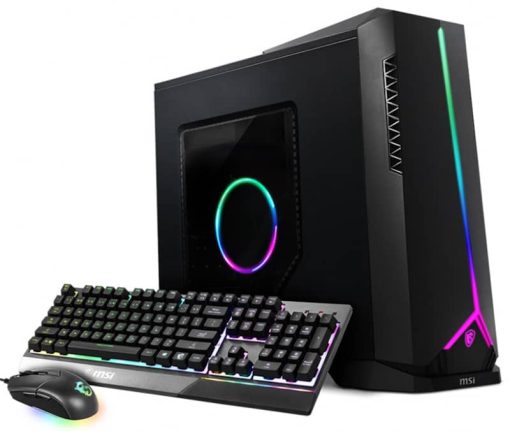 MSI Aegis SE 10SI-231US Black Gaming Desktop Intel Core i5-10400F 16GB RAM 512GB SSD, NVIDIA GeForce GTX 1660 SUPER
