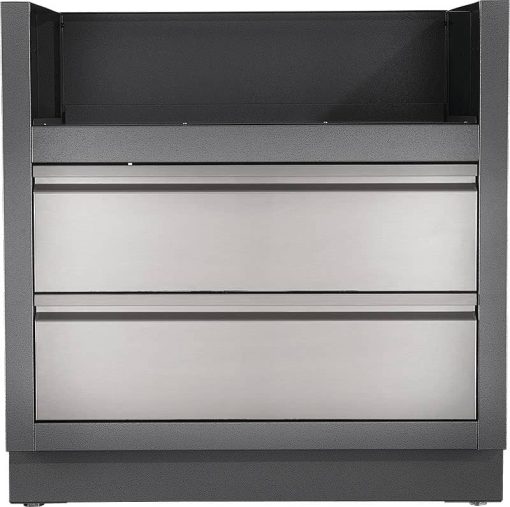 Napoleon OASIS Grey And Stainless Steel Under Grill Cabinet For BIPRO500 & BIP500