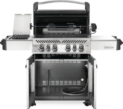 Napoleon Prestige 500 RSIB Stainless Steel Freestanding Liquid Propane Gas Grill - Image 4