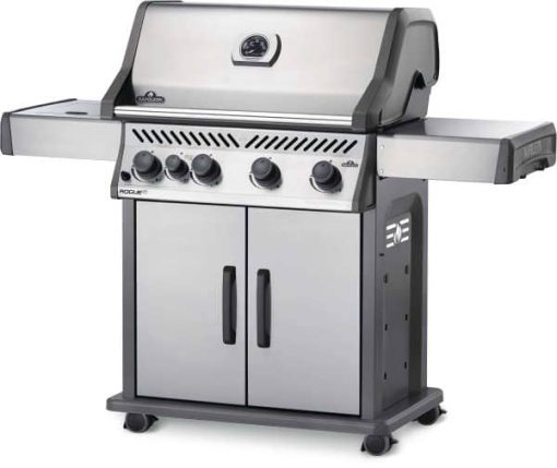 Napoleon Rogue XT 525 Series SIB Stainless Steel Liquid Propane Freestanding Grill With Infrared Side Burner - Image 4