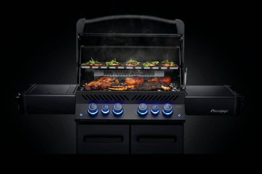 Napoleon Phantom Prestige 500 RSIB Matte Black Liquid Propane Freestanding Grill - Image 9