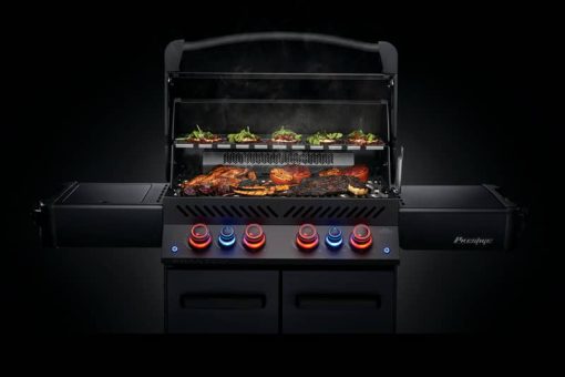 Napoleon Phantom Prestige 500 RSIB Matte Black Liquid Propane Freestanding Grill - Image 10