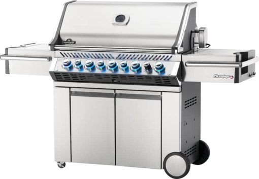 Napoleon Prestige Pro 665 RSIB Stainless Steel Freestanding Liquid Propane Gas Grill - Image 2