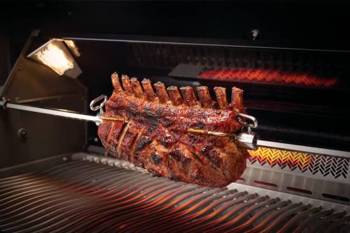 Napoleon Prestige Pro 665 RSIB Stainless Steel Freestanding Liquid Propane Gas Grill - Image 5