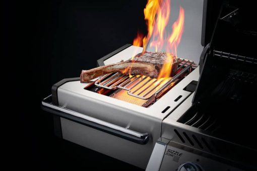 Napoleon Prestige Pro 665 RSIB Stainless Steel Freestanding Liquid Propane Gas Grill - Image 9