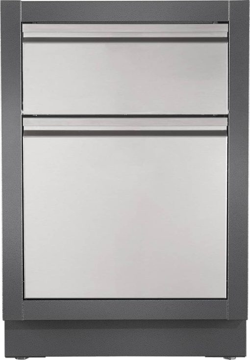 Napoleon OASIS Grey And Stainless Steel Waste Drawer Cabinet