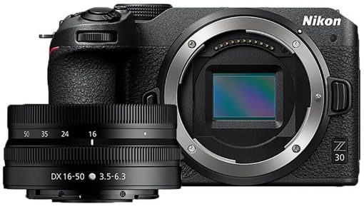 Nikon Z 30 Black Mirrorless Digital Camera With 16-50mm Lens