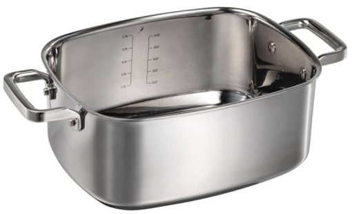Wolf Gourmet 7 Qt. Stainless Steel Red Knob Multi-Function Cooker - Image 6