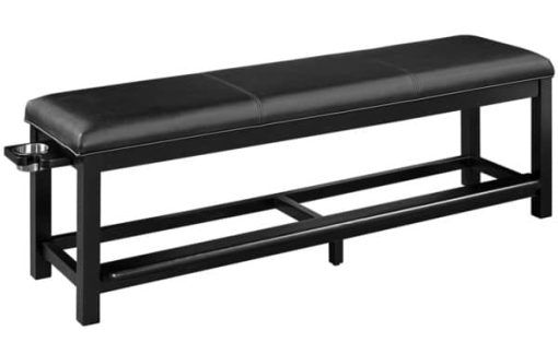 RAM Game Room Black Spectator Storage Bench - Image 2