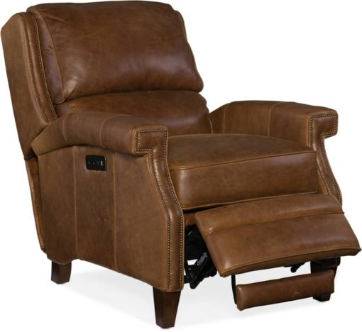 Hooker Furniture Living Room Elan Power Recliner with Power Headrest - Image 2