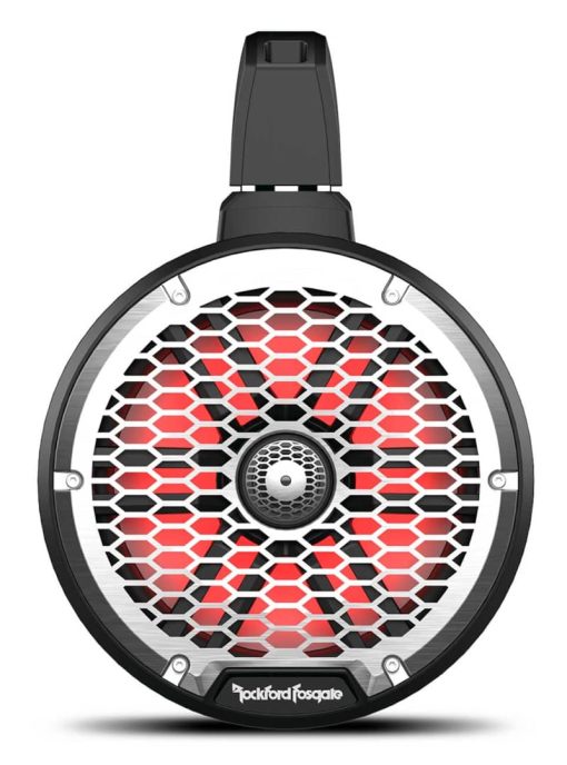 Rockford Fosgate M2 8" Color Optix Black Marine 2-Way Wake Tower Speakers (Pair) - Image 4