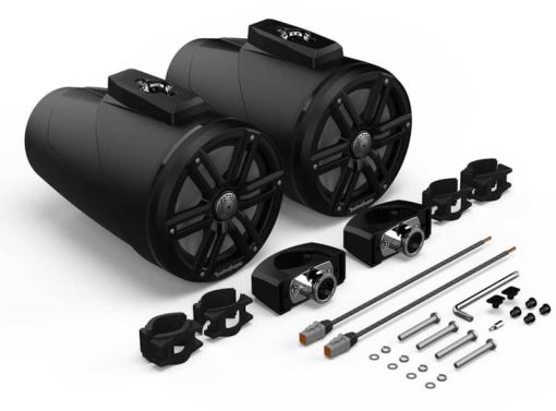 Rockford Fosgate M2 8" Color Optix Black Marine 2-Way Wake Tower Speakers (Pair) - Image 7