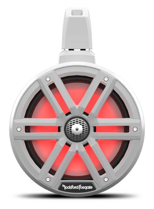 Rockford Fosgate M2 8" Color Optix White Marine 2-Way Wake Tower Speakers (Pair) - Image 2