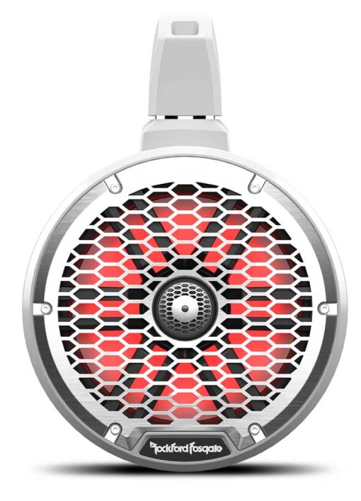 Rockford Fosgate M2 8" Color Optix White Marine 2-Way Wake Tower Speakers (Pair) - Image 4