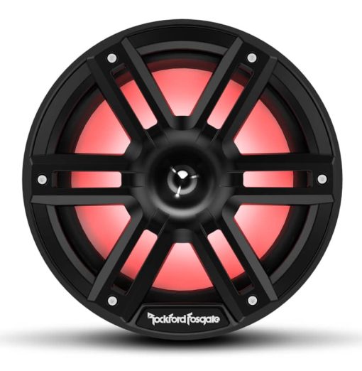 Rockford Fosgate M2 8" Color Optix Black Marine 2-Way Horn Speakers (Pair) - Image 2