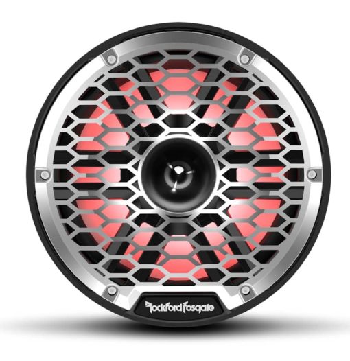 Rockford Fosgate M2 8" Color Optix Black Marine 2-Way Horn Speakers (Pair) - Image 4