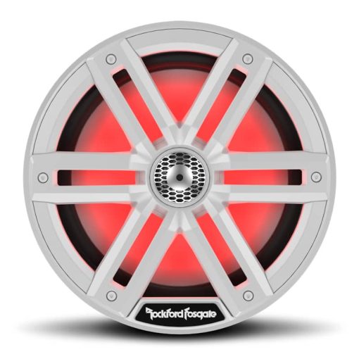 Rockford Fosgate M2 8" Color Optix White Marine 2-Way Speakers (Pair) - Image 2