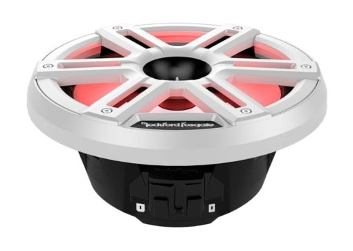 Rockford Fosgate M2 8" Color Optix White Marine 2-Way Horn Speakers (Pair) - Image 3