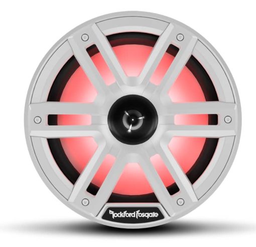 Rockford Fosgate M2 8" Color Optix White Marine 2-Way Horn Speakers (Pair) - Image 2