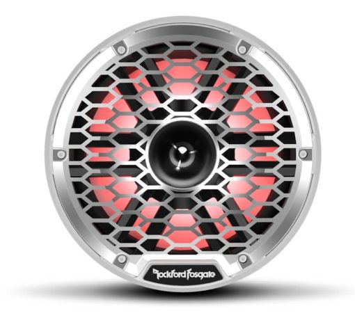 Rockford Fosgate M2 8" Color Optix White Marine 2-Way Horn Speakers (Pair) - Image 4