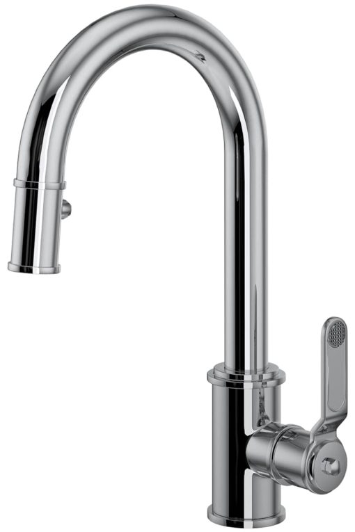 Rohl Perrin & Rowe Armstrong Polished Chrome Pull-Down Kitchen Faucet