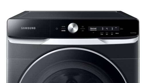 Samsung ADA 5 Cu. Ft. Brushed Black Extra-Large Capacity Smart Dial Front Load Washer With OptiWash - Image 3