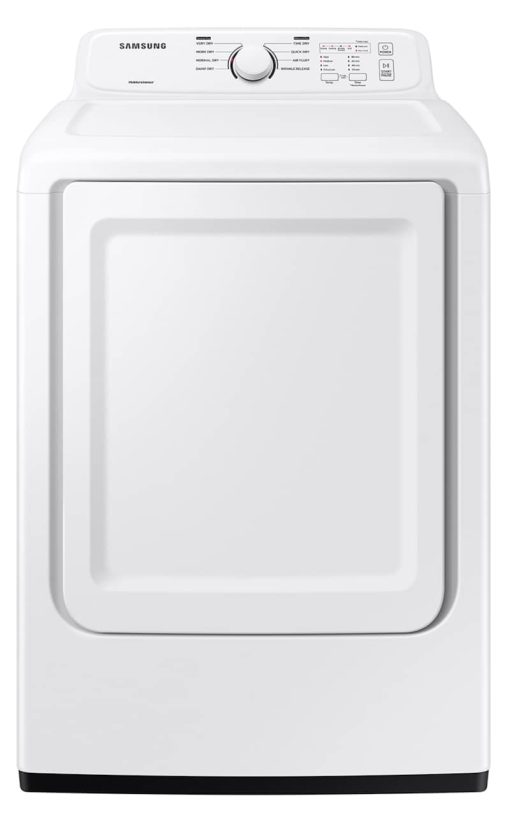 Samsung 7.2 Cu. Ft. White Electric Dryer With Sensor Dry And 8 Drying Cycles
